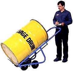Morse 160 4-Wheel Drum Truck, Self Standing, 1000 Lb. Capacity