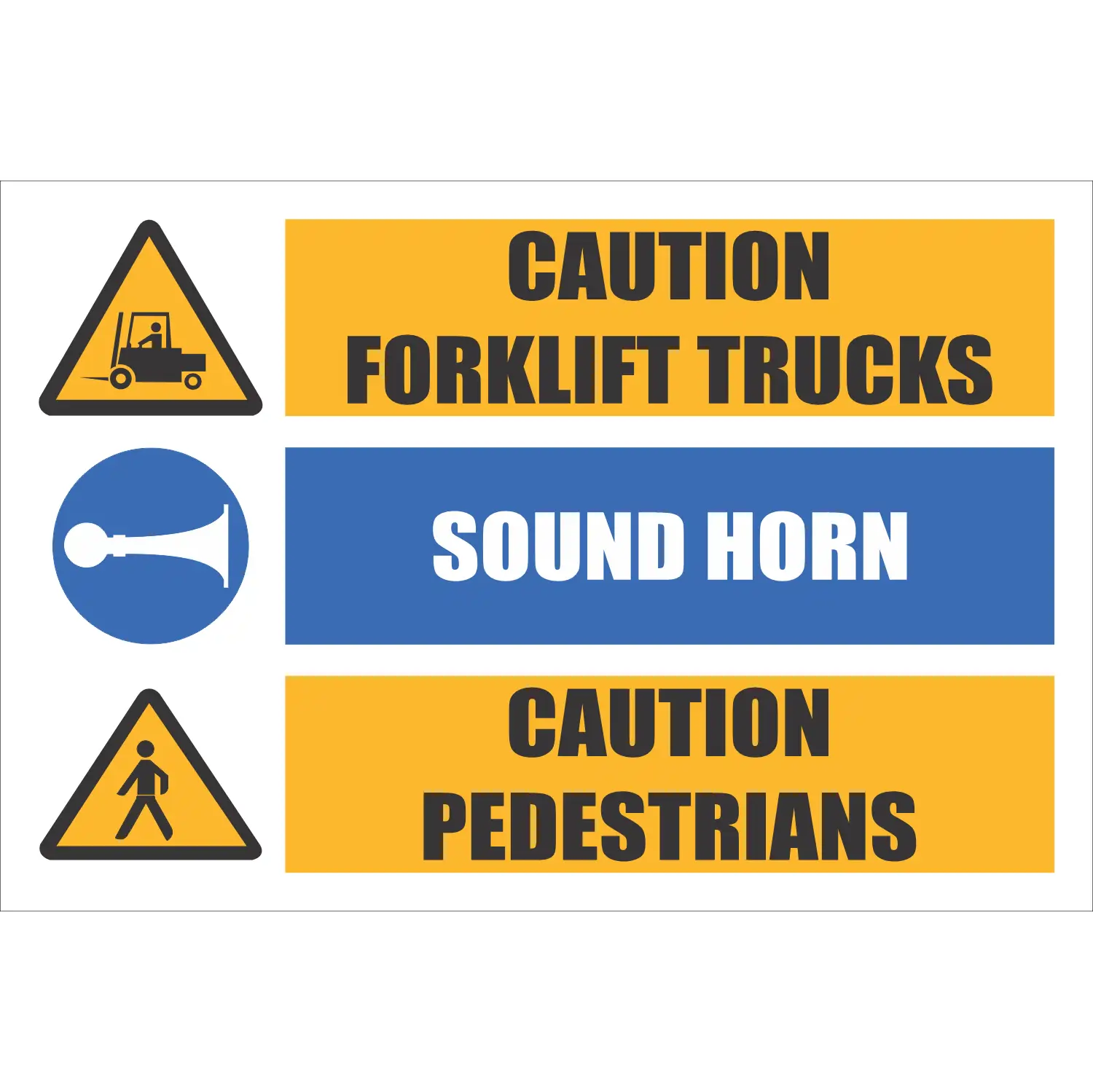 FLS13 - Forklift Caution Sign