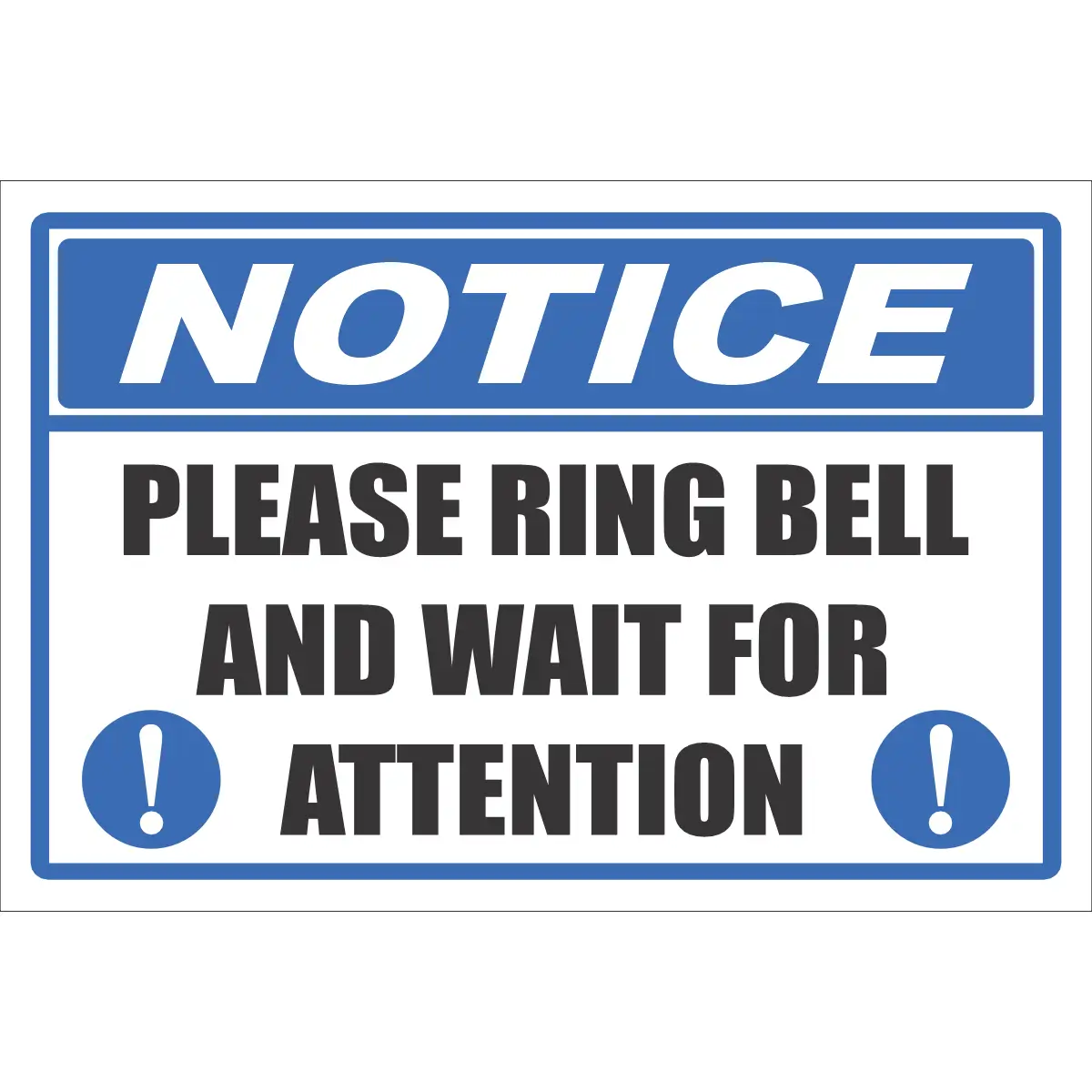NT12 - Ring Bell Sign