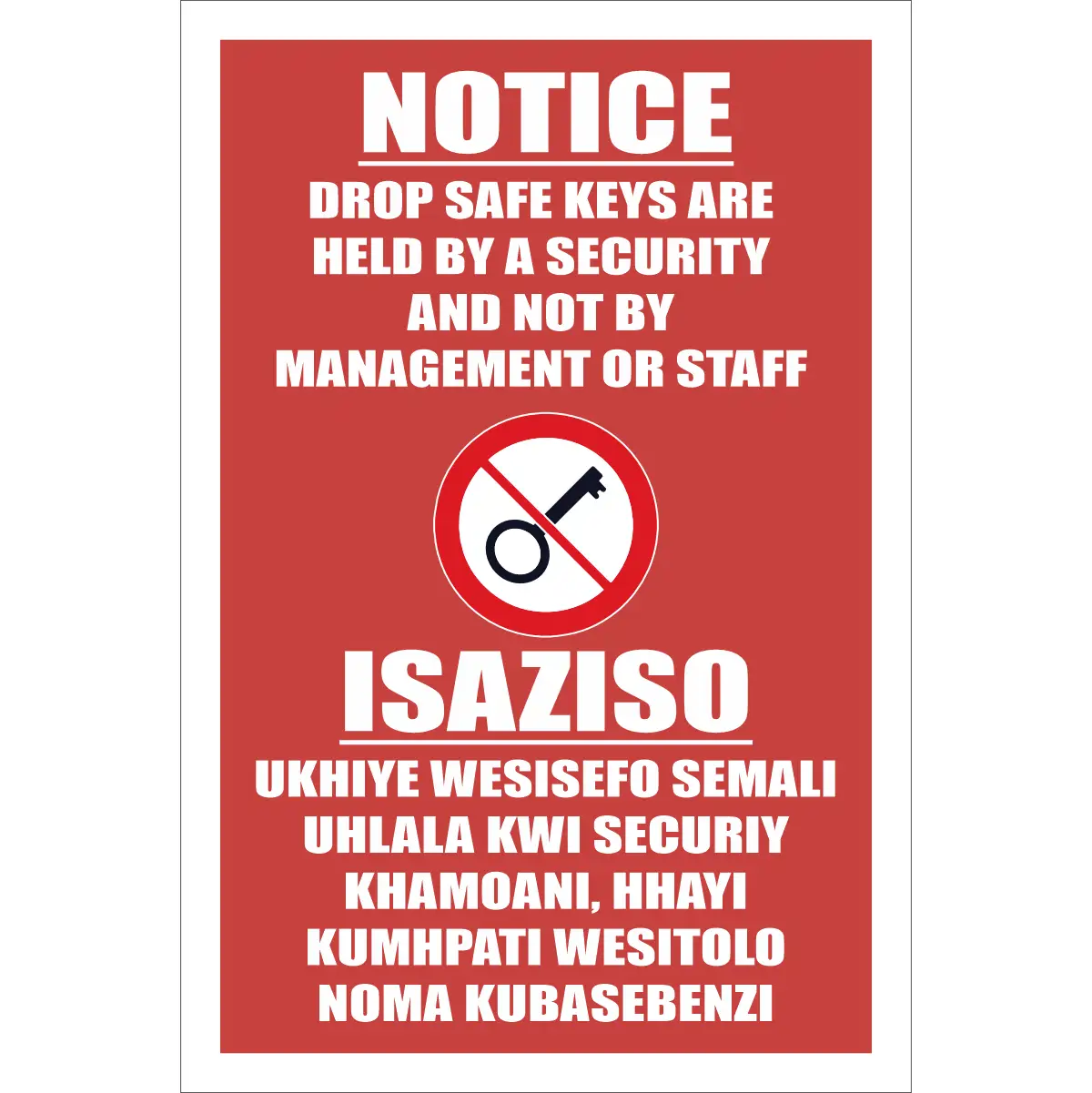 NT23 - Safe Key Sign