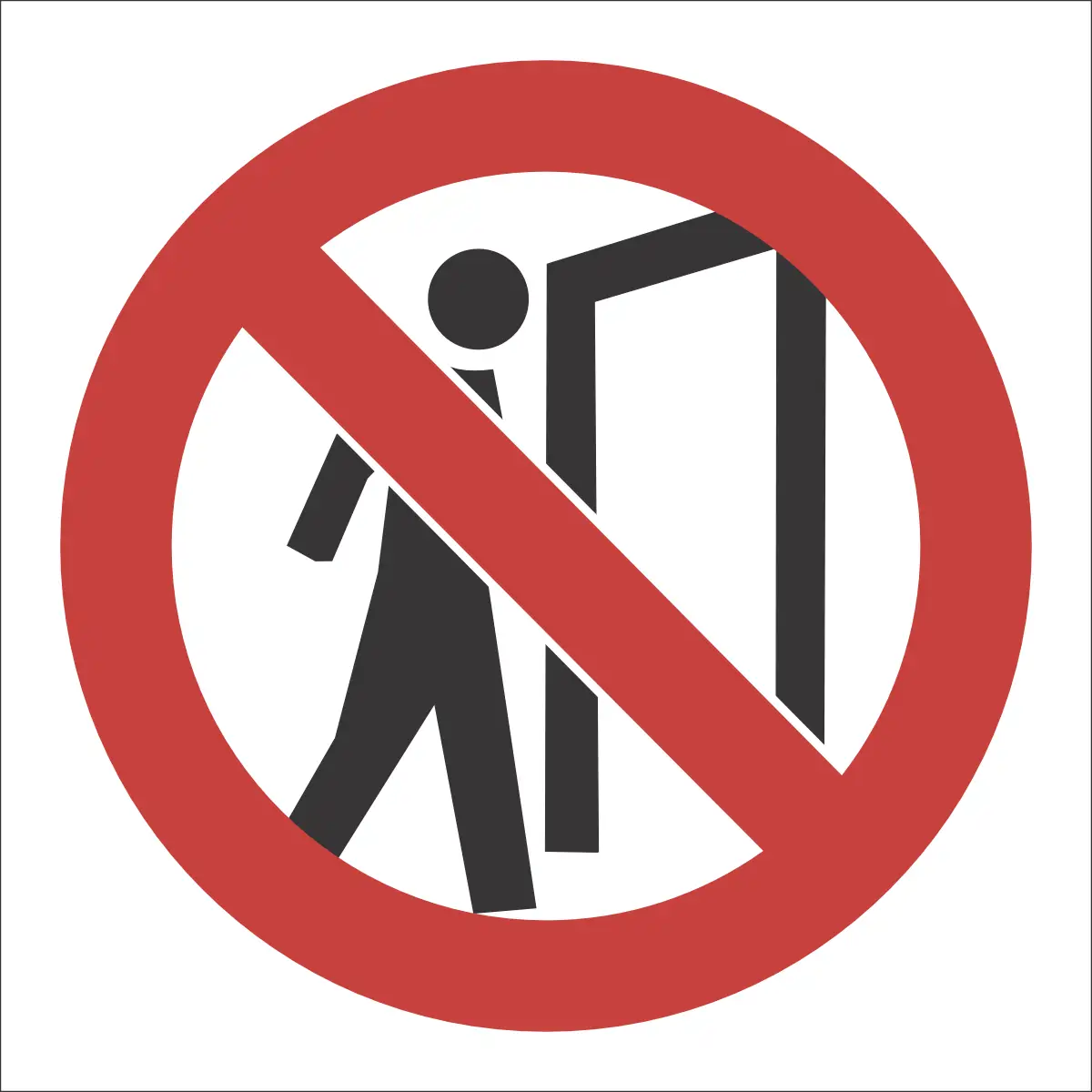 PR83 - No Entry Sign