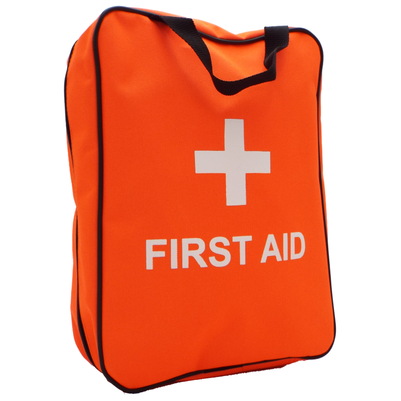 Orange First Aid Bag ? Portable Emergency Medical Kit Bag