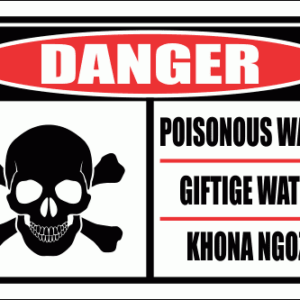 PO5 - Poisonous Water Sign