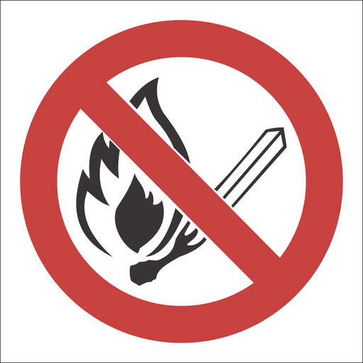 PV2 Fire & open Flame 190x190mm