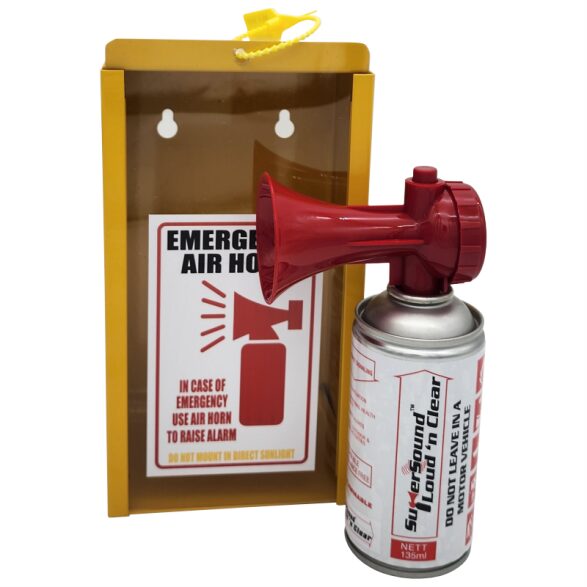 Super Sound Alarm Complete with yellow box