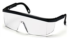 Pyramex Sb410St Integra Safety Glasses, Black Frame, Clear Anti-Fog Lens