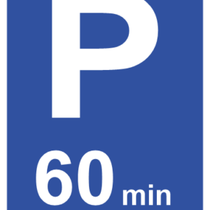 R306-P - Limited Parking Reservation Road Sign
