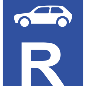 R308 - Motor Car Reservation Road Sign