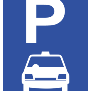 R309-P - Taxi Parking Reservation Road Sign