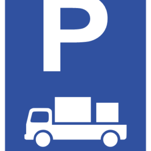 R312-P - Delivery Vehicle Parking Reservation Road Sign
