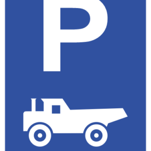 R315-P - Construction Vehicle Parking Reservation Road Sign