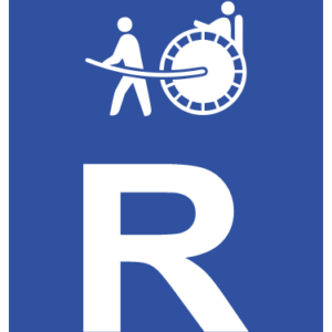 R318 - Rickshaw Reservation Road Sign