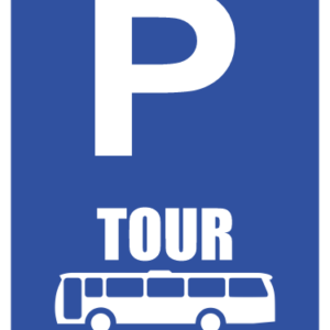 R319-P - Tour Bus Parking Reservation Road Sign