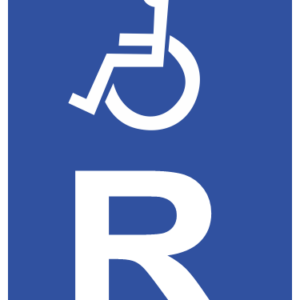 R323 - Disabled Persons Vehicle Reservation Road Sign