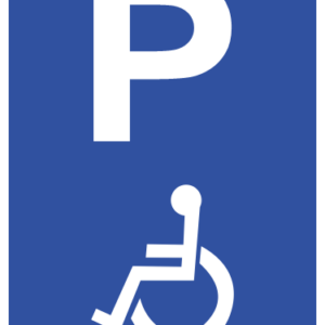 R323-P - Disabled Persons Vehicle Parking Reservation Road Sign
