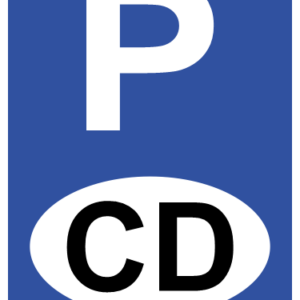 R324-P - Authorised Vehicle Parking Reservation Road Sign