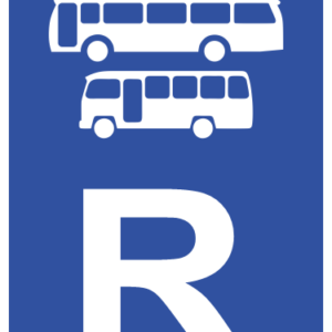 R330 - Bus & Midi-Bus Reservation Road Sign