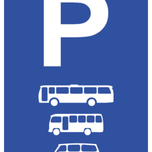 R333-P - Bus, Midi-Bus & Mini-Bus Parking Reservation Road Sign