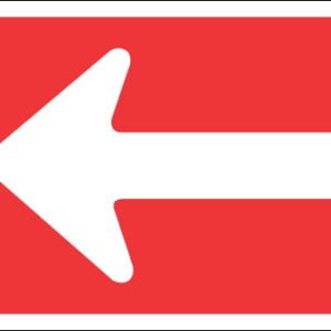 R4.1 - One-Way Left Road Sign
