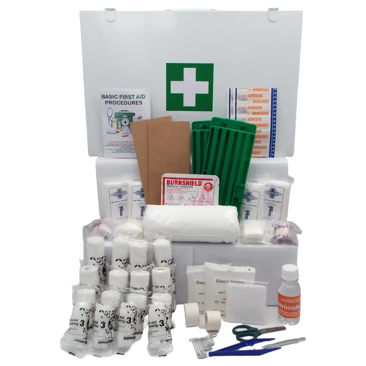 Regulation 3 (Factory) - First Aid Kit (Government Spec) with Metal First Aid Box