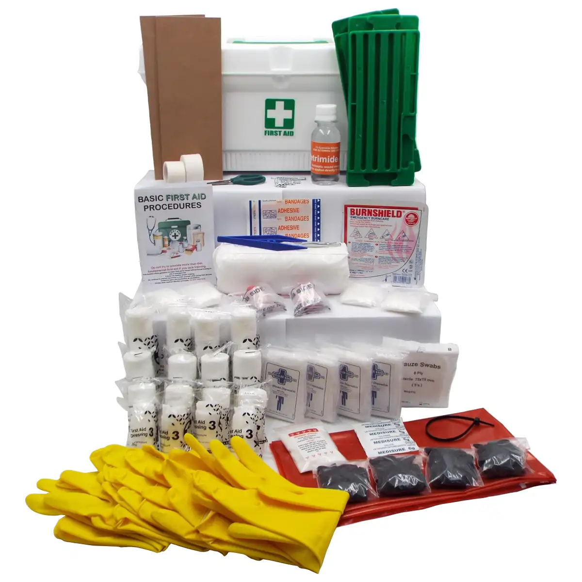 Regulation 7 (Factory) First Aid Kit (Government Spec) with Plastic First Aid Toolbox