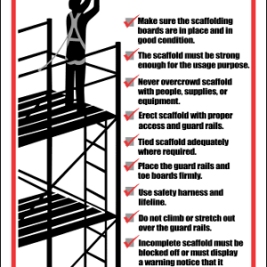 SC12 - Scaffold Safety Sign