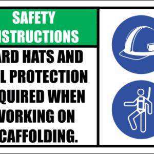 SC23 - Safety Instructions Sign