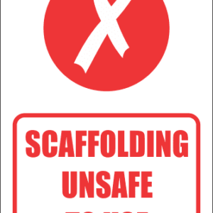 SC4 - Scaffolding Unsafe Sign