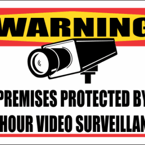 SE10 - Warning Premises Protected By Sign