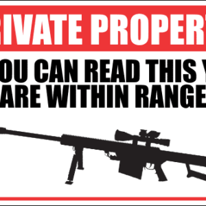 SE51 - Private Property Sign