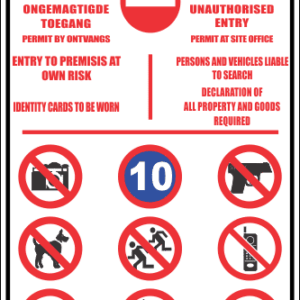 SE54 - Security Area Sign
