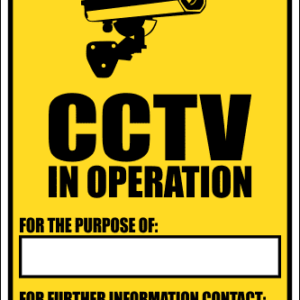 SE77 - CCTV In Operation Sign