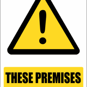 SE78 - Premises Are Alarmed Sign