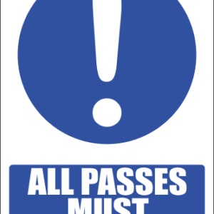 SE79 - All Passes Sign