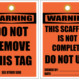 STC16 - Warning Do Not Remove Tag