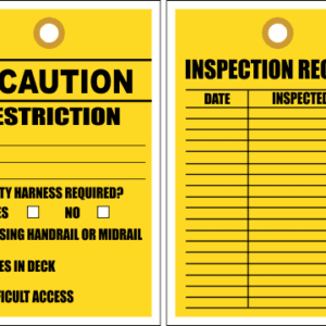 STC2 - Caution Restriction Tag