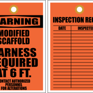STC8 - Warning Modified Scaffold Tag