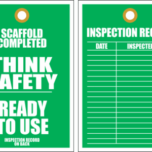 STS7 - Think Safety Scaffold Completed