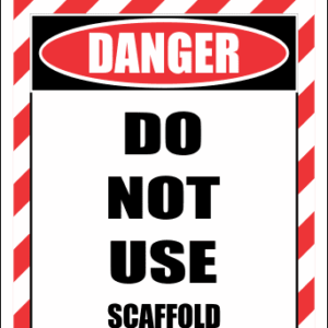 STU13 - Danger Do Not Use Tag