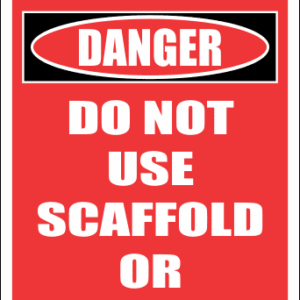 STU15 - Danger Do Not Use Tag
