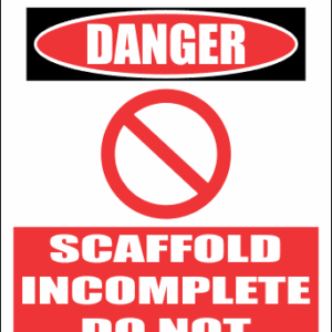 STU9 - Scaffold Incomplete Tag