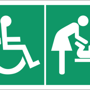 T8 - Accessible Toilet And Baby Change Room Sign