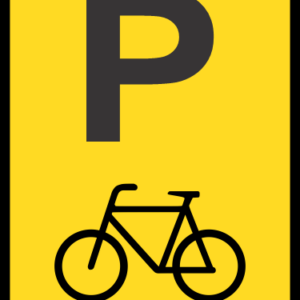 TR304-P - Temporary Bicycle Parking Reservation Road Sign