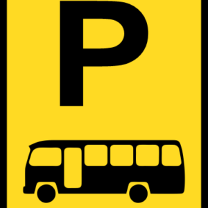 TR311-P - Temporary Midi-Bus Parking Reservation Road Sign