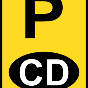 TR324-P - Temporary Authorised Vehicle Parking Reservation Road Sign