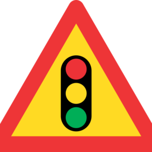 TW301 - Temporary Traffic Signals Ahead Road Sign