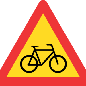 TW309 - Temporary Cyclists Road Sign