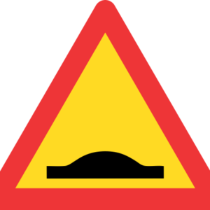 TW332 - Temporary Speed Hump Road Sign