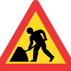 TW336 - Temporary Roadworks Road Sign