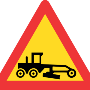 TW337 - Temporary Grader Working Road Sign